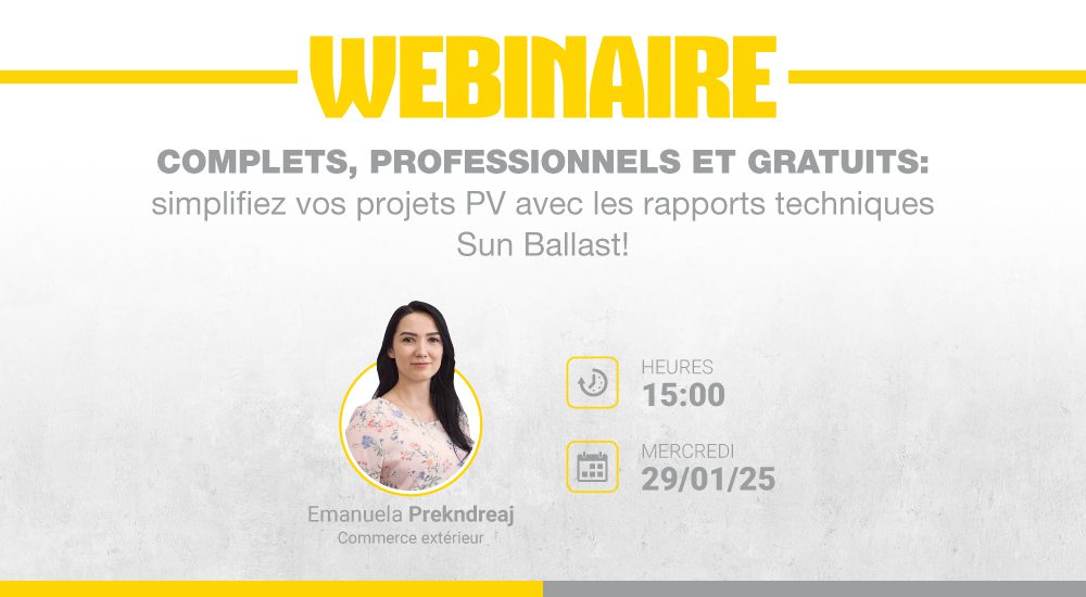 Complets, professionnels et gratuits : simplifiez vos projets photovoltaïques avec les rapports techniques Sun Ballast !